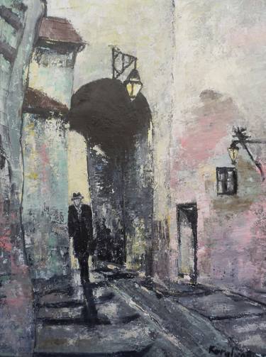 Print of Figurative Cities Paintings by Maria Karalyos