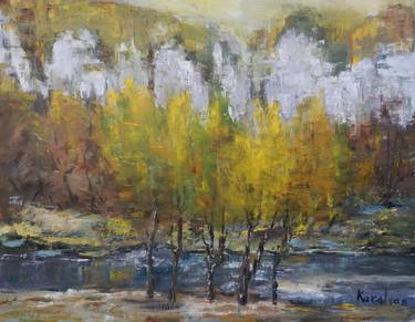 Original Impressionism Landscape Paintings by Maria Karalyos