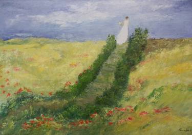 Print of Impressionism Landscape Paintings by Maria Karalyos