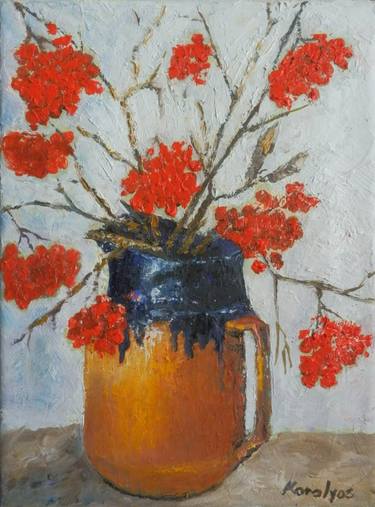 Print of Impressionism Still Life Paintings by Maria Karalyos