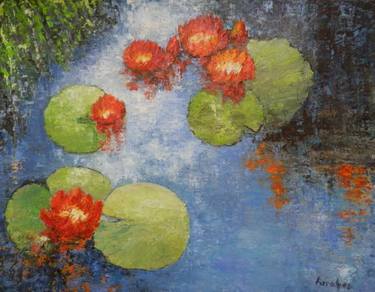 Original Impressionism Landscape Paintings by Maria Karalyos