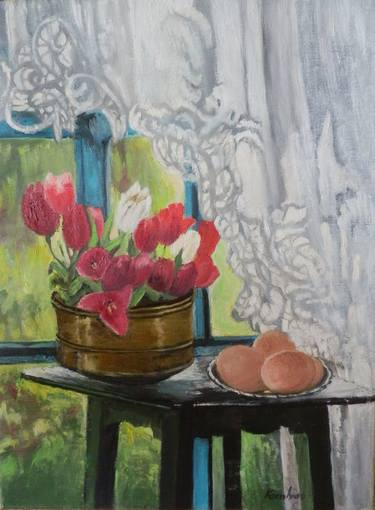 Still life with tulips thumb