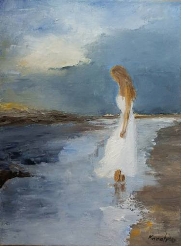 Original Impressionism Seascape Paintings by Maria Karalyos