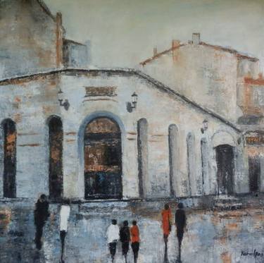 Print of Figurative Cities Paintings by Maria Karalyos