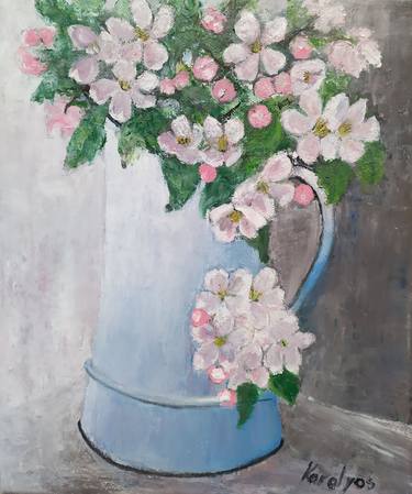 Original Floral Paintings by Maria Karalyos