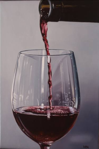 Original Realism Food & Drink Painting by Miguel Angel Nunez