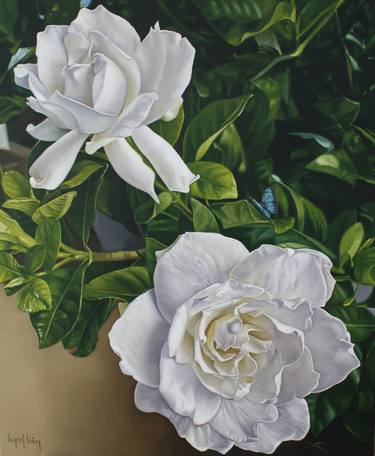 Original Floral Paintings by Miguel Angel Nunez