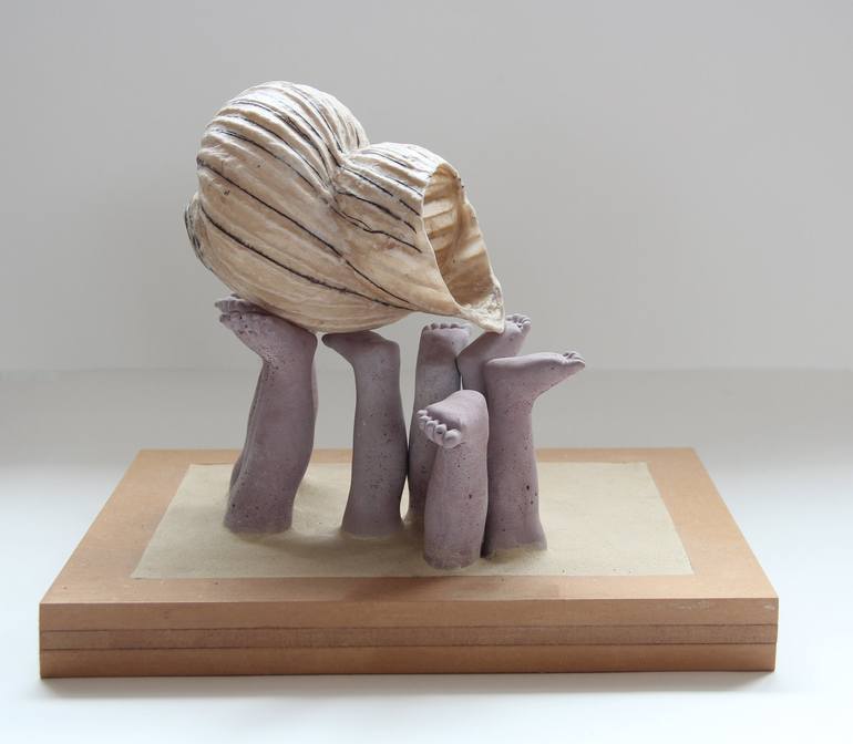 Original Figurative Body Sculpture by ria van krieken