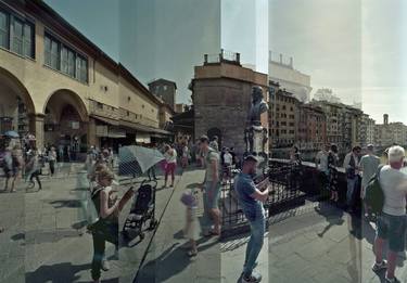 tourist on Ponte Vecchio Florence  0306018 - Limited Edition of 5 thumb