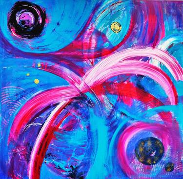 Original Expressionism Abstract Paintings by Alison G Saunders