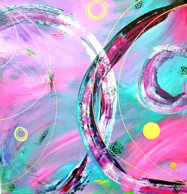 Original Abstract Paintings by Alison G Saunders