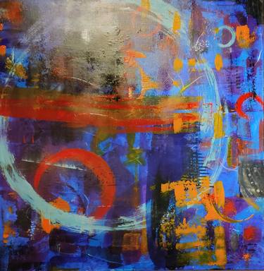 Original Abstract Paintings by Alison G Saunders