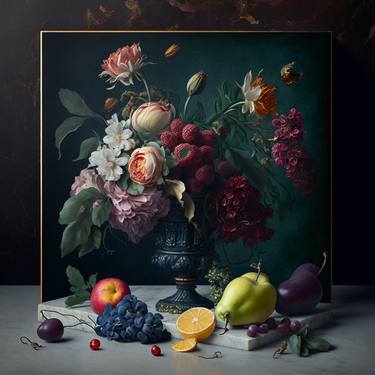 Original Contemporary Floral Digital by Igor Zeiger
