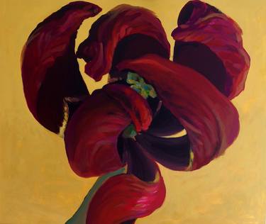 Print of Expressionism Floral Paintings by Kamille Saabre