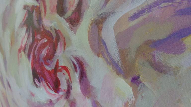 Original Expressionism Floral Painting by Kamille Saabre