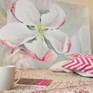 Apple tree blossom painting in interior