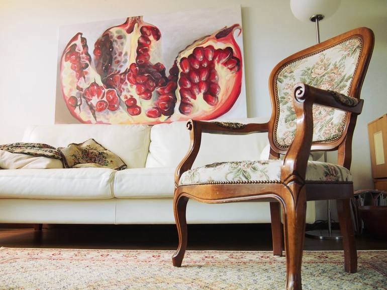 Original Conceptual Garden Painting by Kamille Saabre