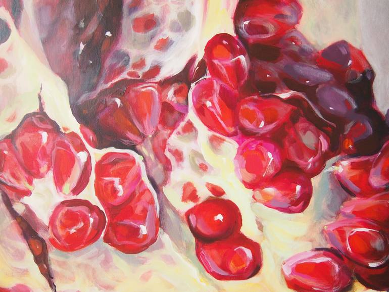 Original Conceptual Garden Painting by Kamille Saabre