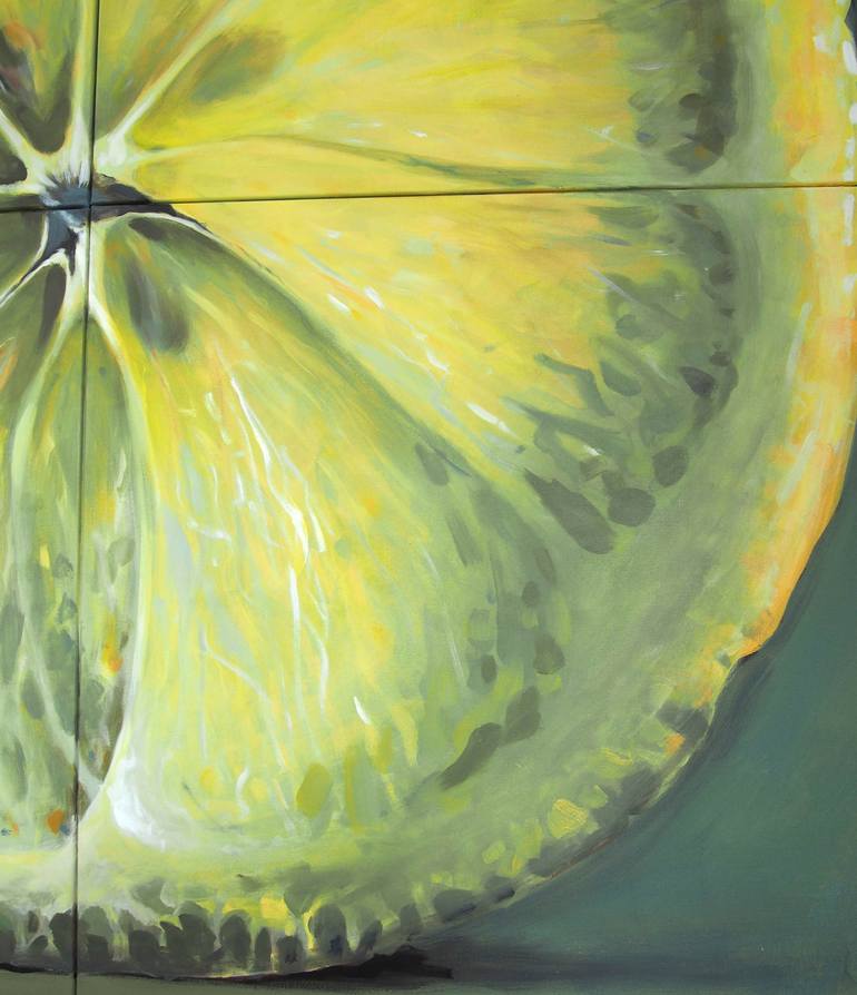 Original Conceptual Geometric Painting by Kamille Saabre