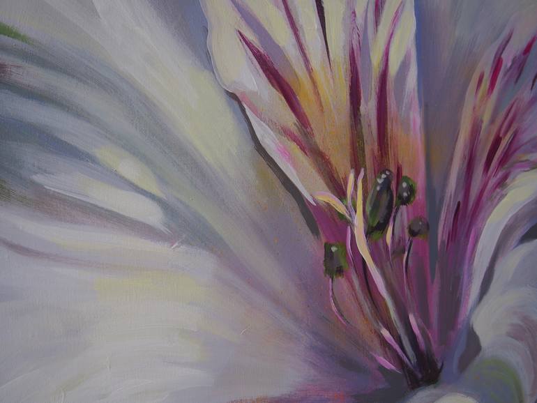 Original Expressionism Floral Painting by Kamille Saabre