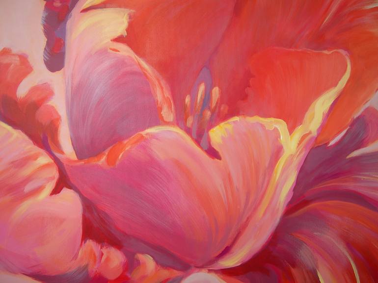 Original Impressionism Love Painting by Kamille Saabre