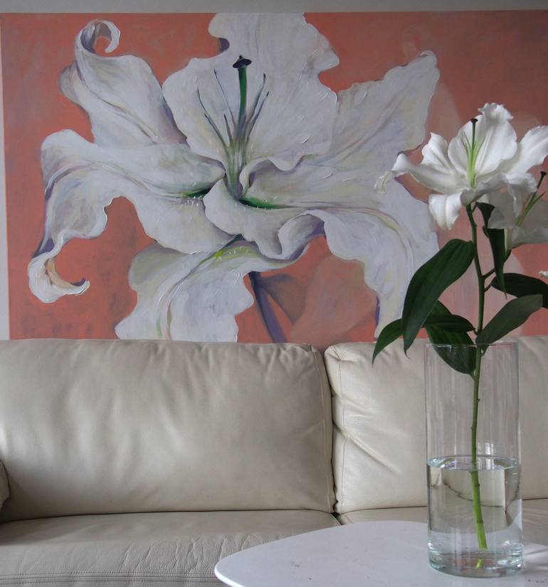 Original Floral Painting by Kamille Saabre