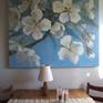 Blossom painting in interior