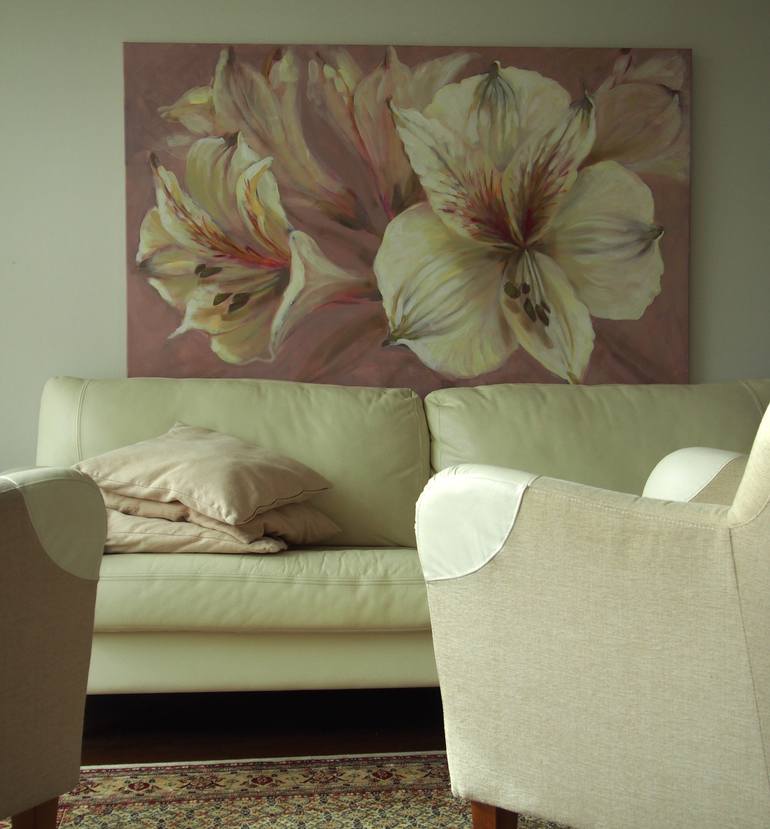 Original Expressionism Garden Painting by Kamille Saabre