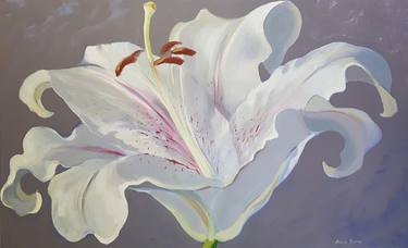 Original Fine Art Floral Paintings by Kamille Saabre