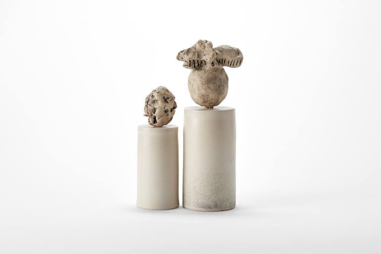 Original Abstract Expressionism Family Sculpture by Cosmin Ciofirdel