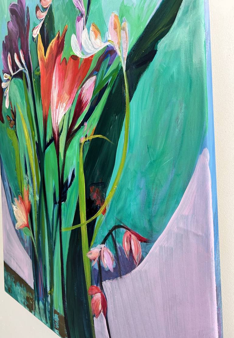 Original Contemporary Floral Painting by Julia Hacker
