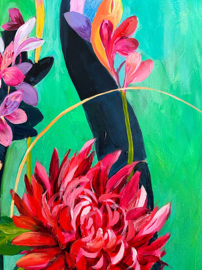 Original Art Deco Still Life Painting by Julia Hacker