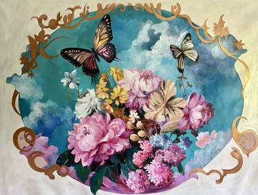 Original Contemporary Floral Paintings by Julia Hacker