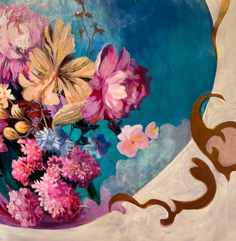 Original Contemporary Floral Painting by Julia Hacker