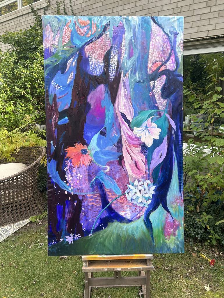 Original Fantasy Painting by Julia Hacker