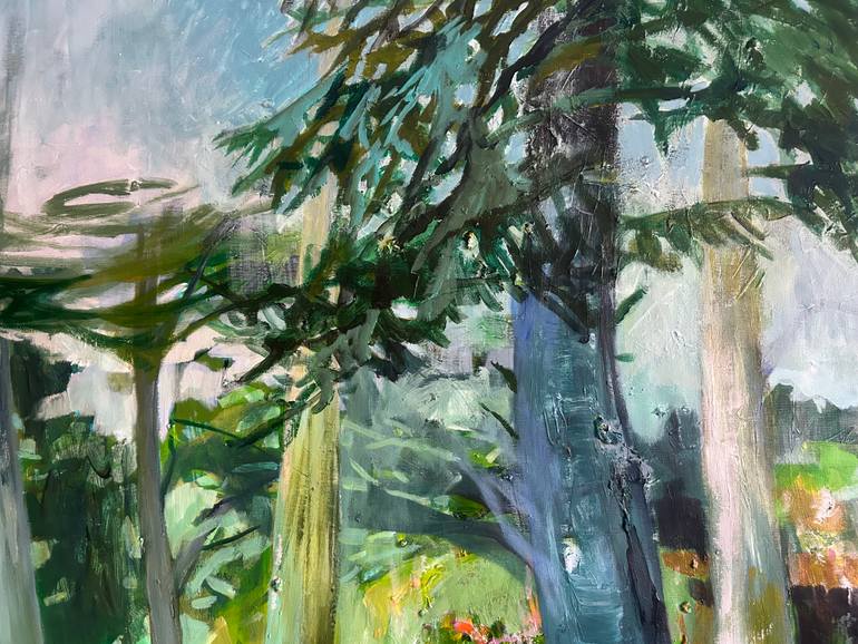 Original Expressionism Nature Painting by Julia Hacker