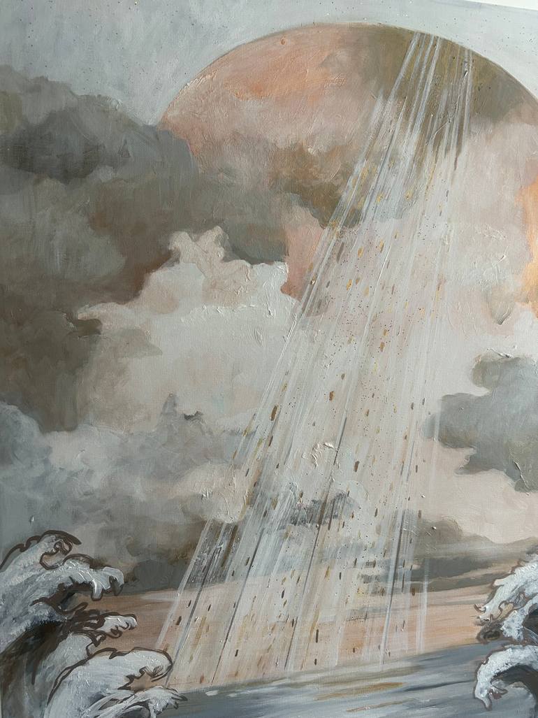Original Conceptual Nature Painting by Julia Hacker