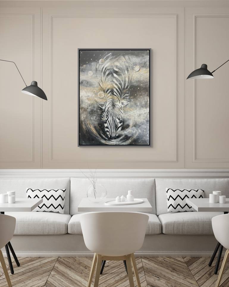 Original Surrealism Nature Painting by Julia Hacker