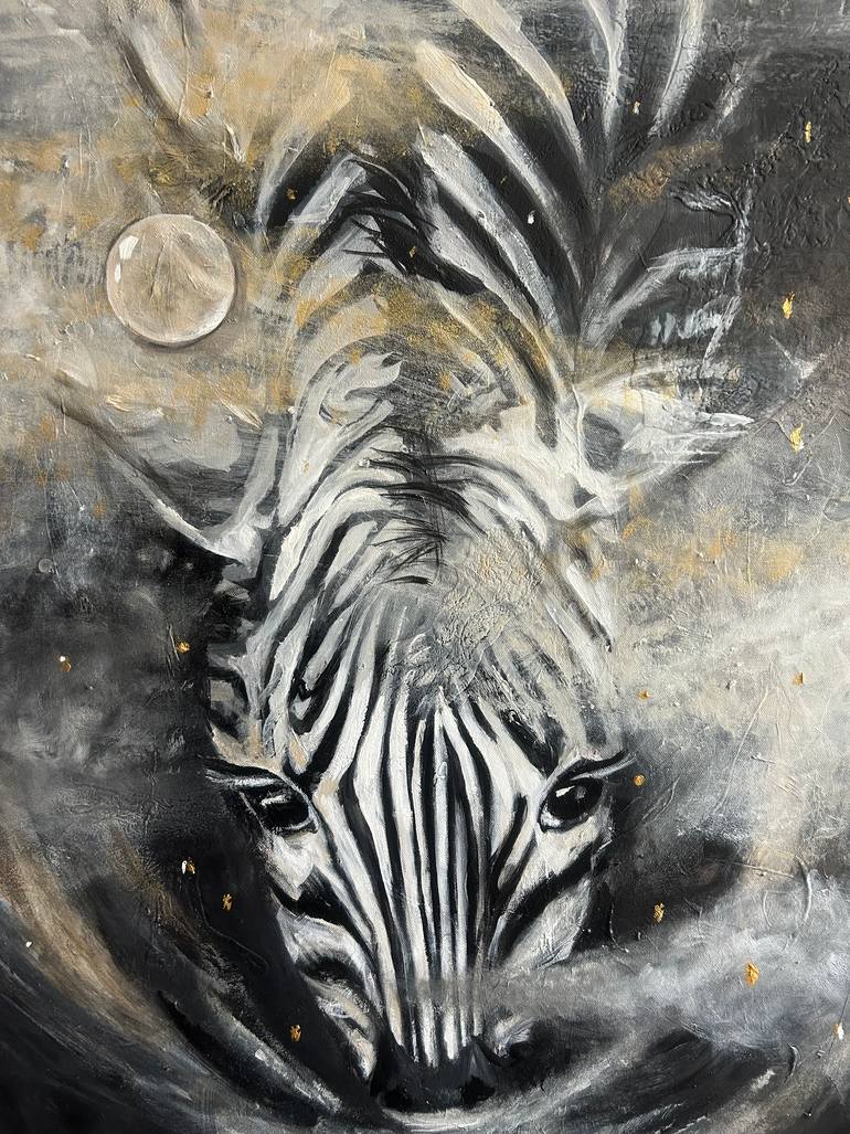 Original Surrealism Nature Painting by Julia Hacker
