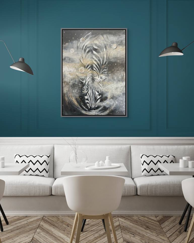 Original Surrealism Nature Painting by Julia Hacker