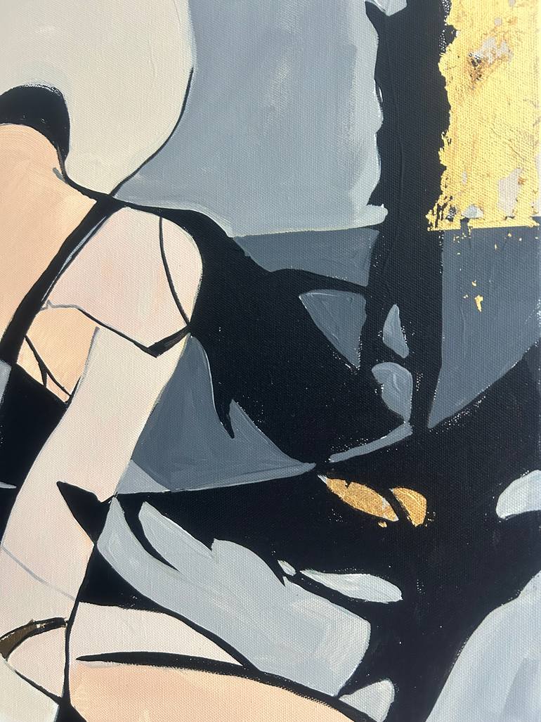 Original Art Nouveau People Painting by Julia Hacker