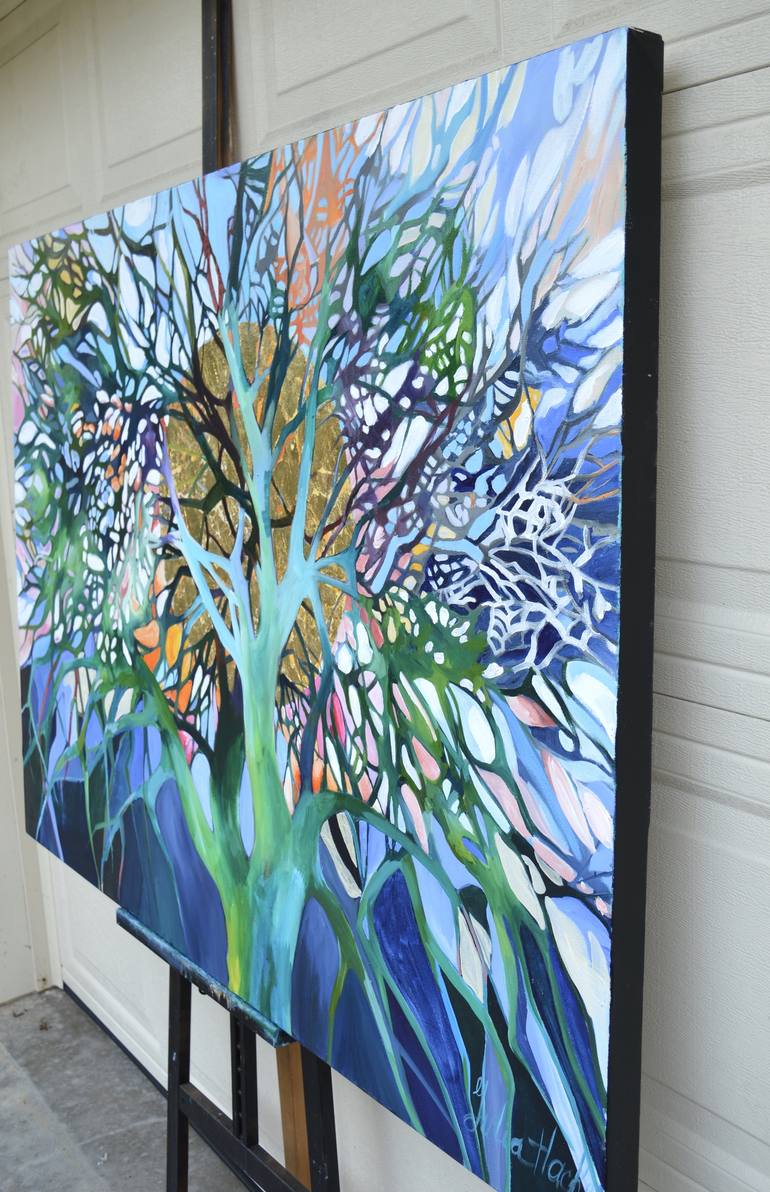 Original Modern Nature Painting by Julia Hacker