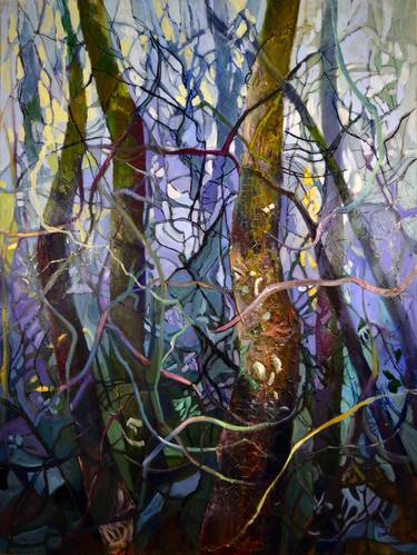 Forest mystery, oil painting of nature thumb