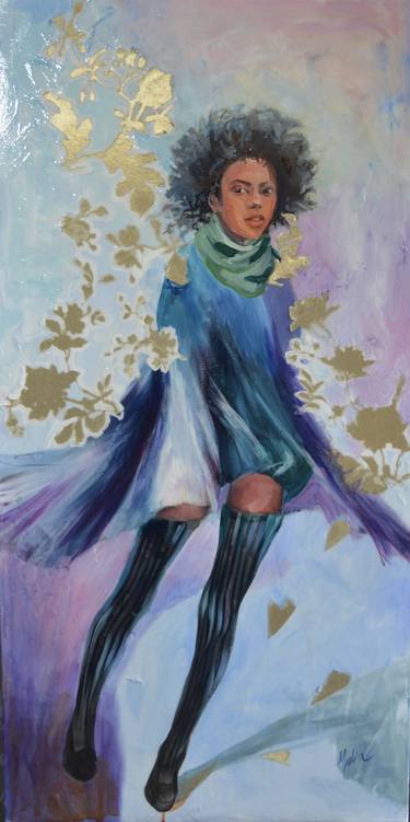 Original Figurative Women Paintings by Julia Hacker