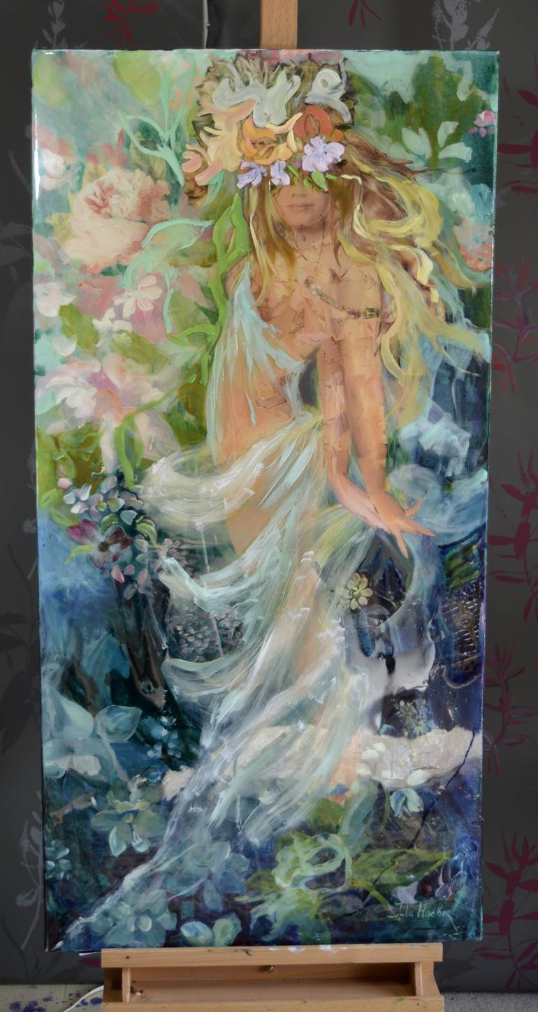 Original Nude Painting by Julia Hacker