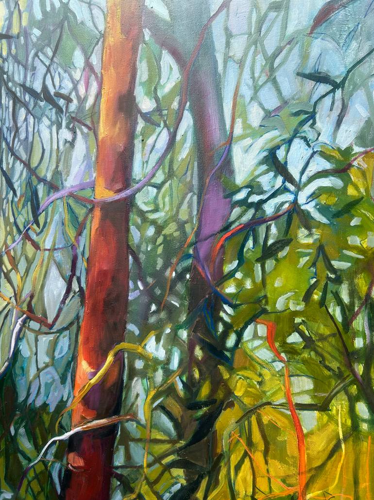 Original Impressionism Nature Painting by Julia Hacker