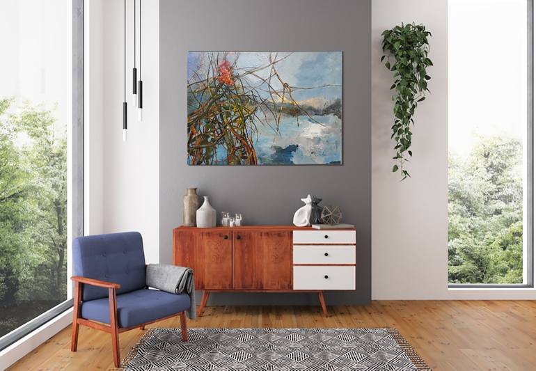 Original Fine Art Seasons Painting by Julia Hacker