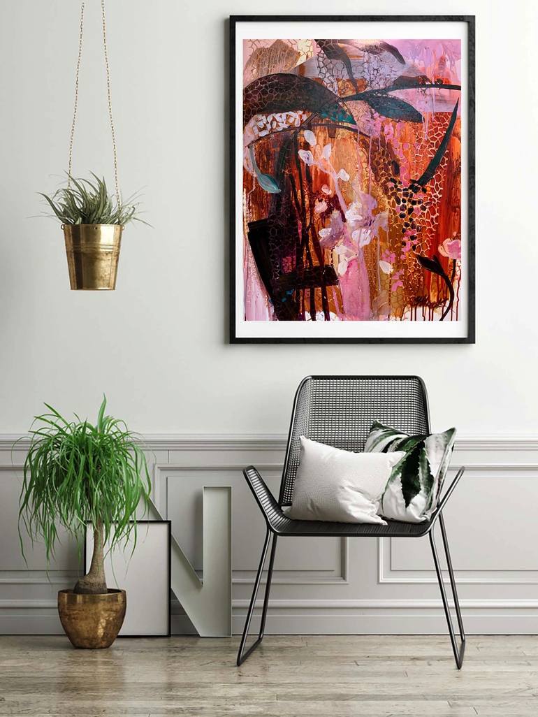 Original Abstract Painting by Julia Hacker
