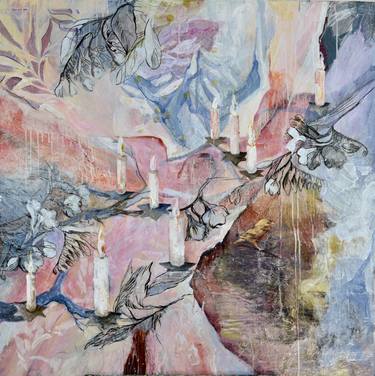 Original Abstract Expressionism Religious Paintings by Julia Hacker