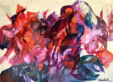 Print of Abstract Expressionism Love Paintings by Julia Hacker